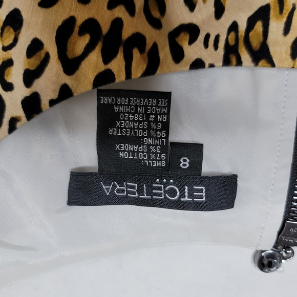 Etcetera leopard cheetah animal print dress size 8. - Picture 4 of 4